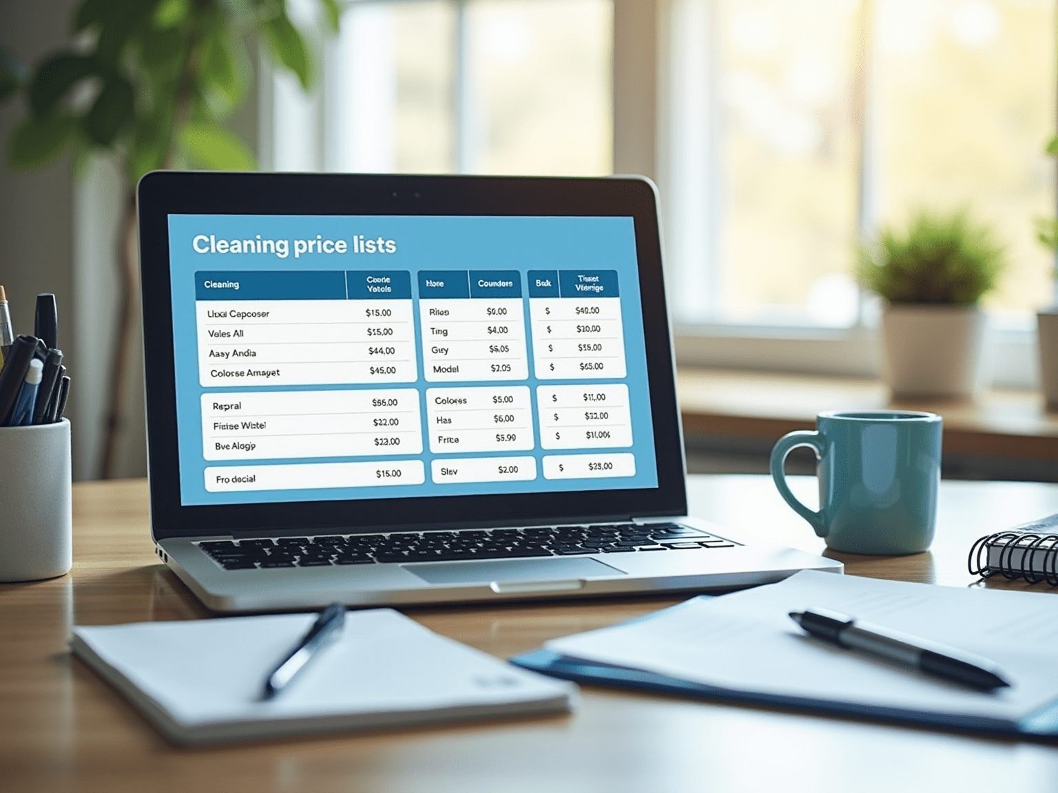 4 Steps to Create a Price List for Cleaning Houses