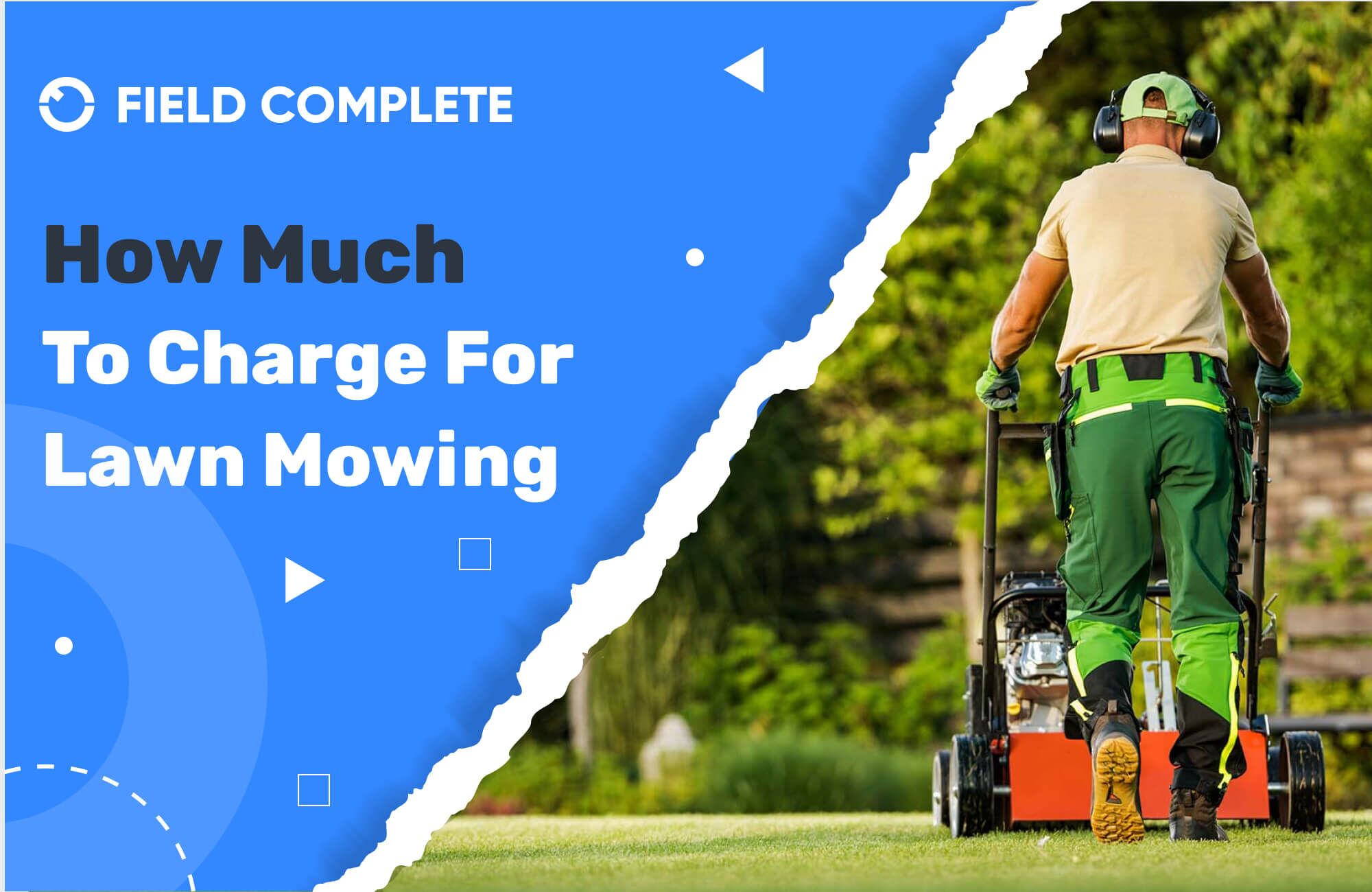 Lawn care pricing chart fieldcomplete