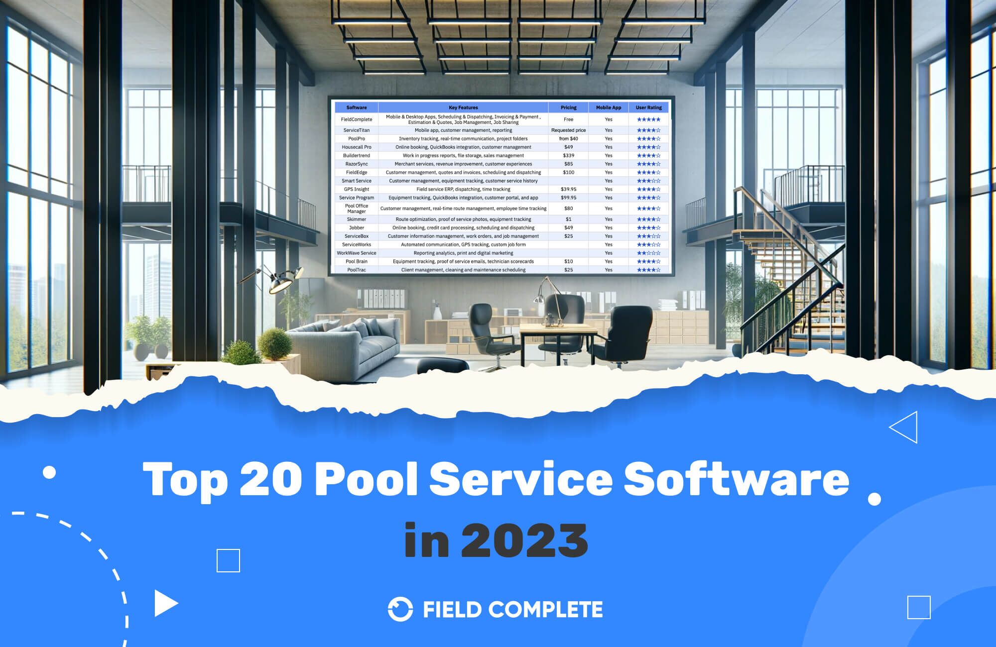 Top 20 Best Pool Service Software in 2024